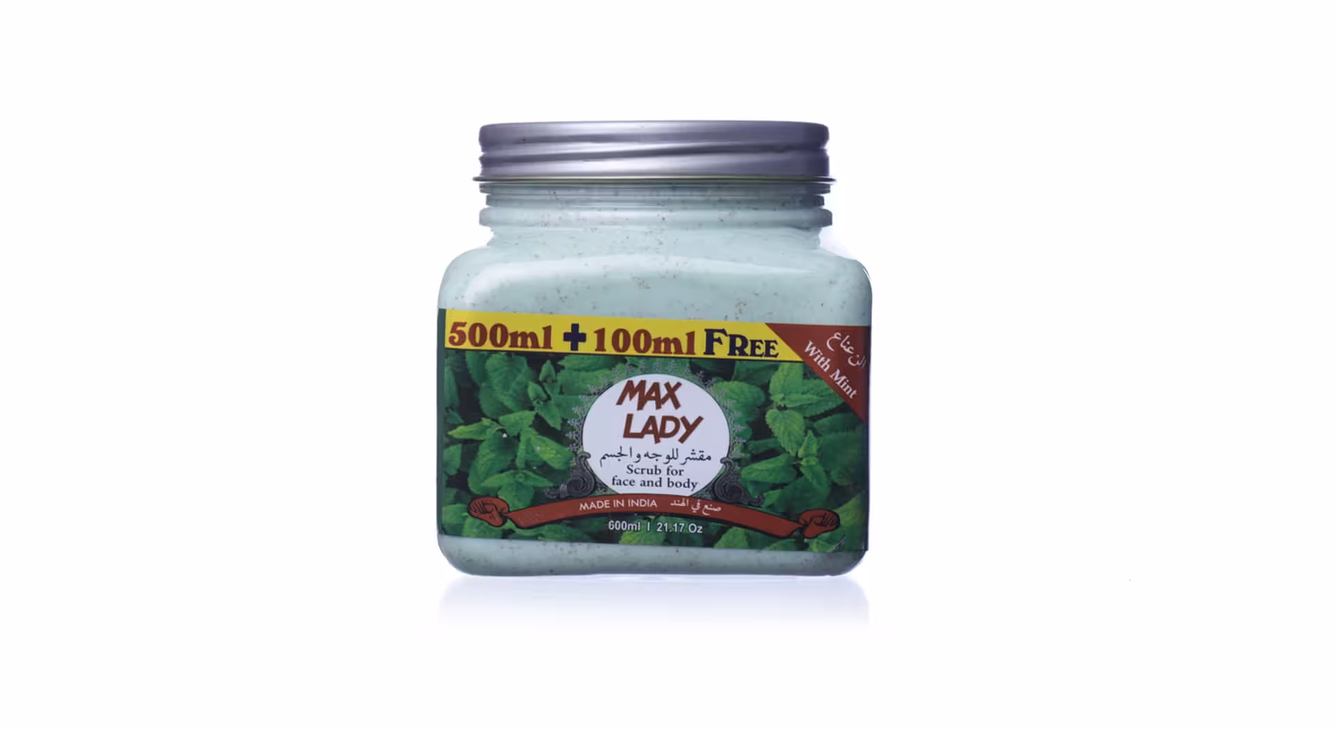 اسکراب شنی صورت و بدن نعنا مکس لیدی 600ml