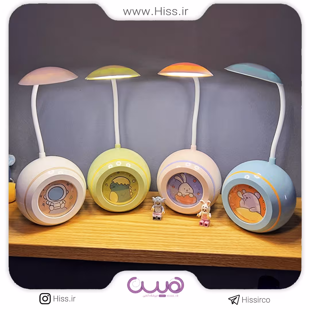 چراغ مطالعه چند کاره تاشو (مدل رندوم)