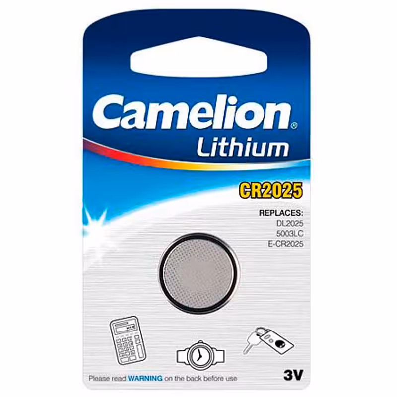 باتری سکه ای Camelion Lithium CR2025 بسته 10 عددی
