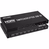 اسپلیتر/سوئیچر HDMI 2×8 ورژن [email protected] کی نت مدل K-SWSP1428