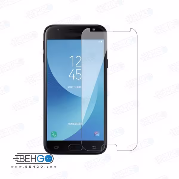 گلس بی رنگ و شفاف شیشه ای سامسونگ Glass Screen Protector samsung J330/J3pro/j3 pro