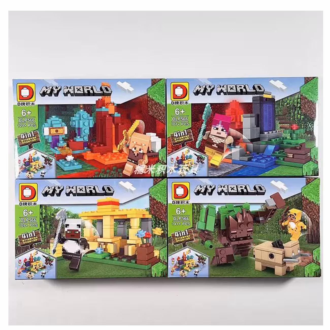 لگو مدل ماینکرفت ( ست 4 عددی )