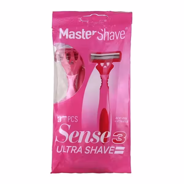 خودتراش زنانه 3 لبه 3 عددی مدل Sense مستر شیو Master Shave