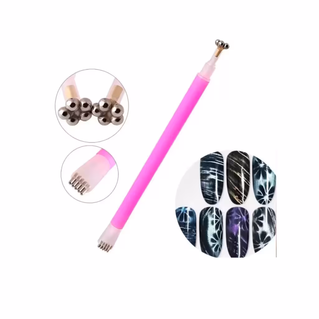 مگنت ناخن دوسر طرح گل و پوست سوسمار