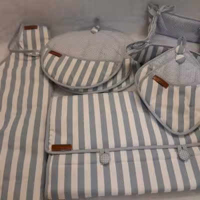 سرویس پارچه ای 10 پارچه آشپزخانه کد 3411