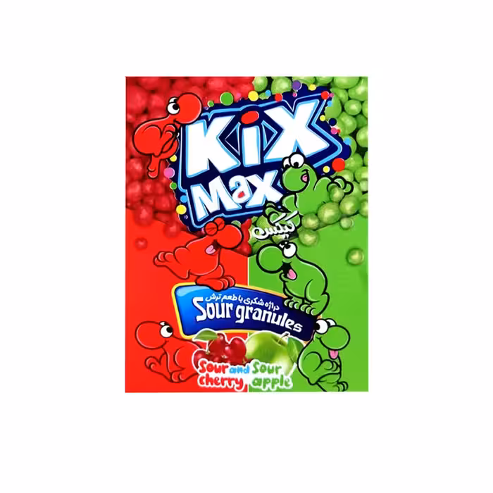 دراژه شکری با طعم ترش کیکس مکس (طعم تصادفی) – 40 گرم