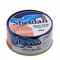 کنسرو ماهی رژیمی در روغن شیدان 180 گرمی