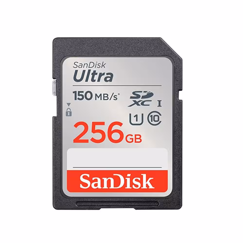 کارت حافظه سندیسک SD Sandisk 256GB 150mb/s Ultra