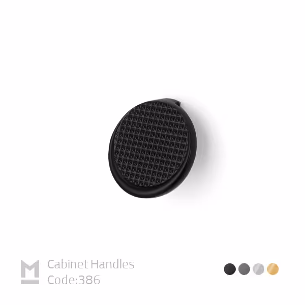 دستگیره تک پیچ ملونی 386 - یراقینو فروش یراق آلات کابینت و درب