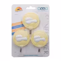 قلاب آویز هوک مدل Sun Folwer طرح لایک بسته 3 عددی