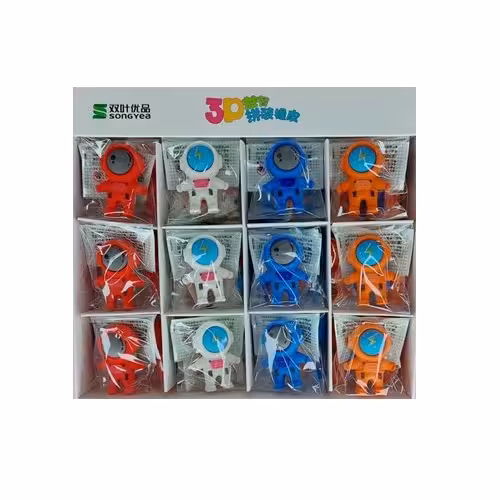 پاکن فانتزی طرح فضانورد رنگی 1 عددی