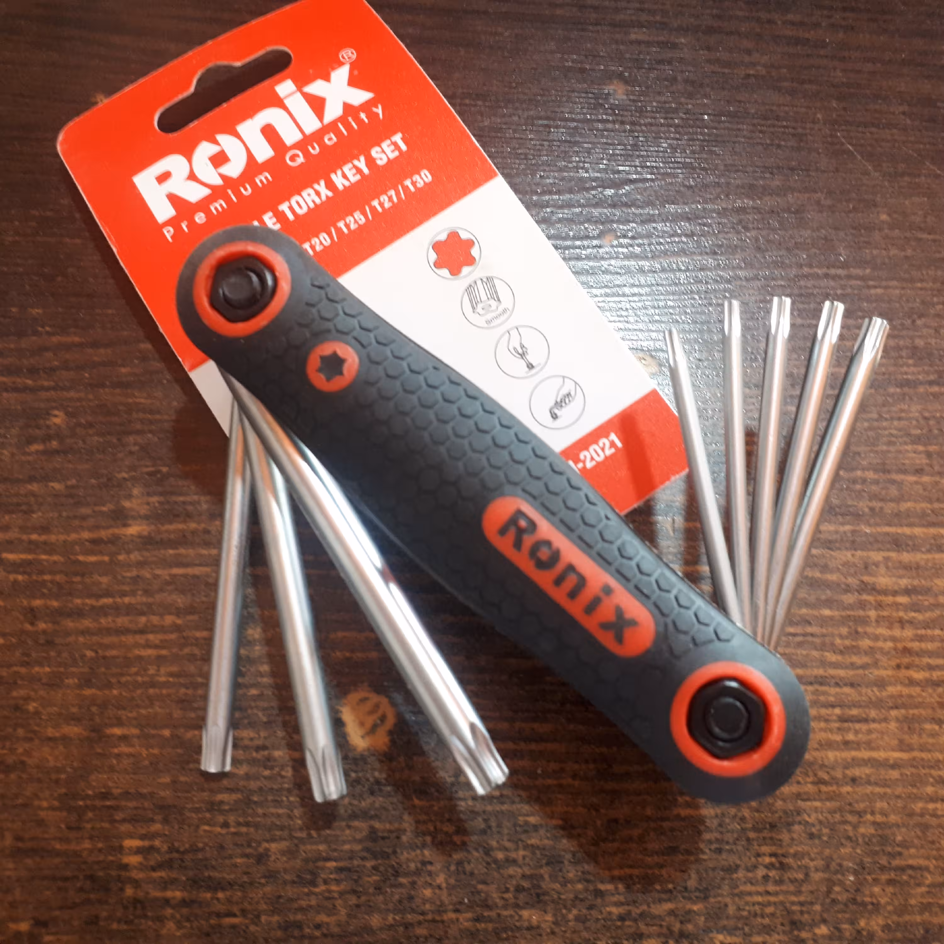 ست آلن چاقویی 8 عددی رونیکس Ronix شش گوش و ستاره ای مدل RH2020 و RH2021