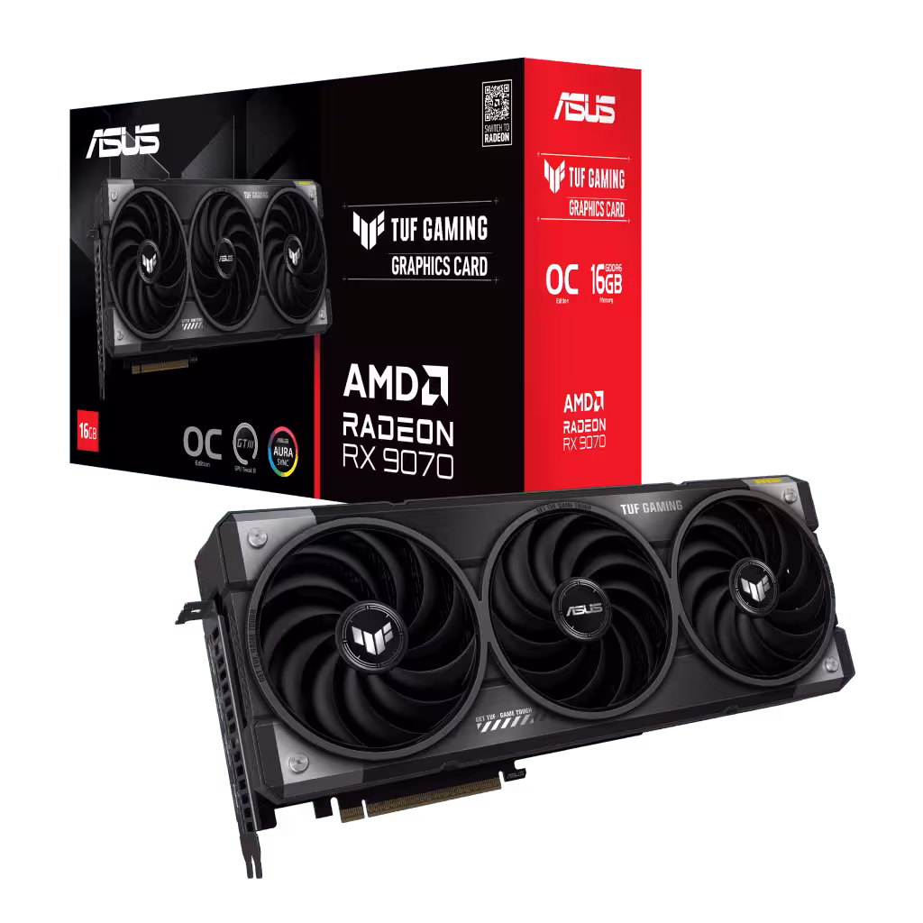 کارت گرافیک ایسوس مدل Prime Radeon RX 9070 XT OC Edition 16GB GDDR6