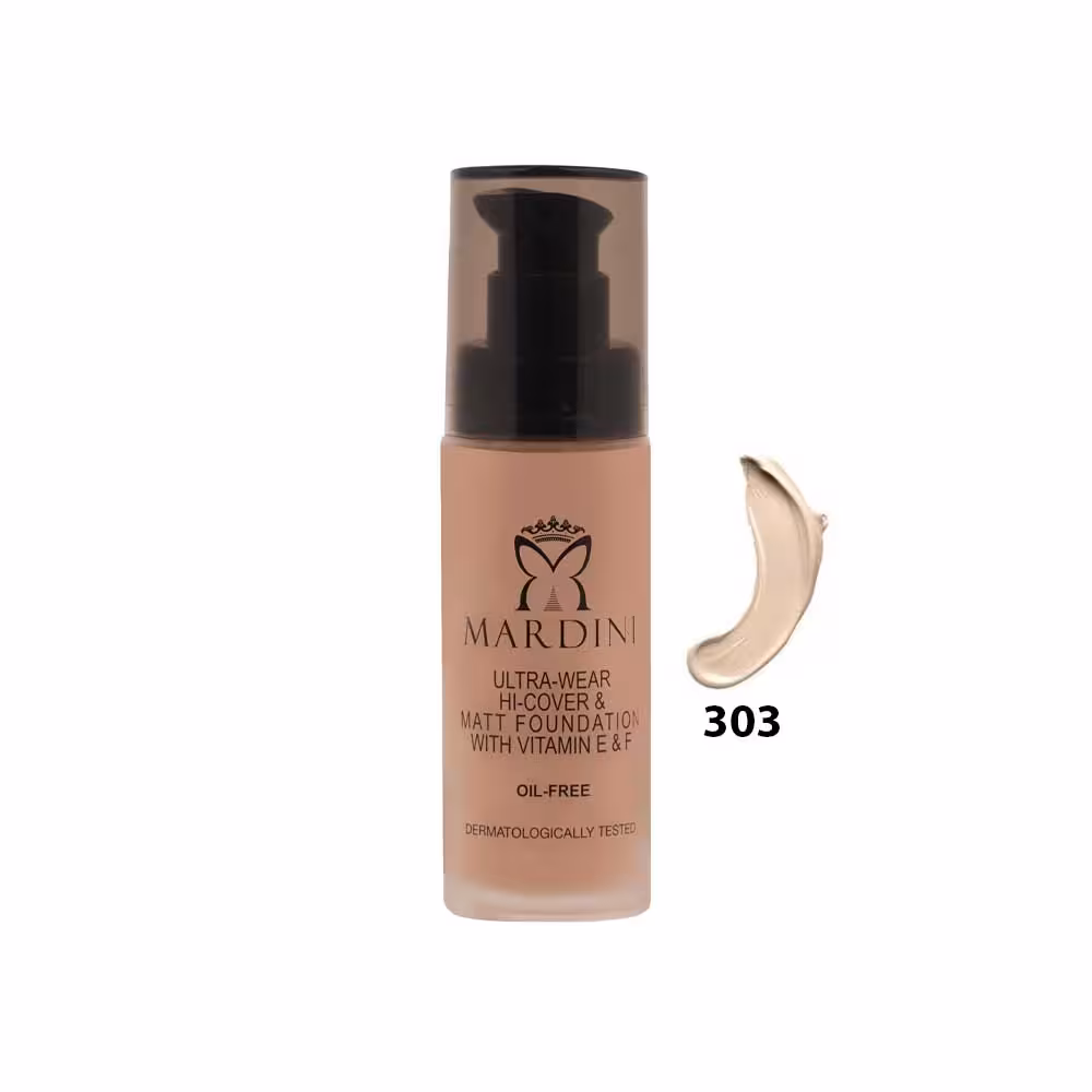 کرم پودر مات ماردینی بلند شماره (303)