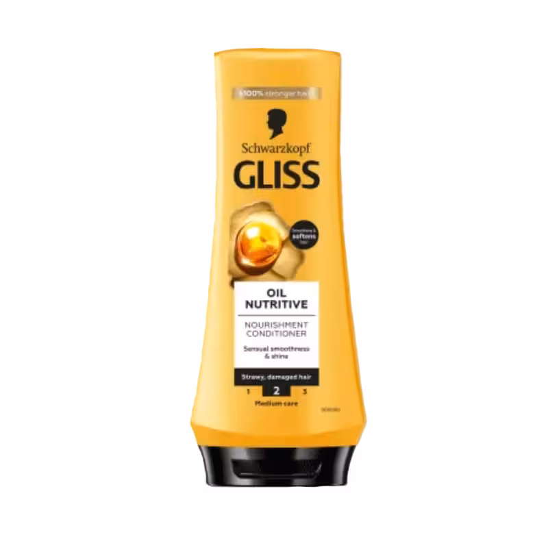 نرم کننده مو گلیس Gliss مدل Oil Nutritive حجم 360 میل
