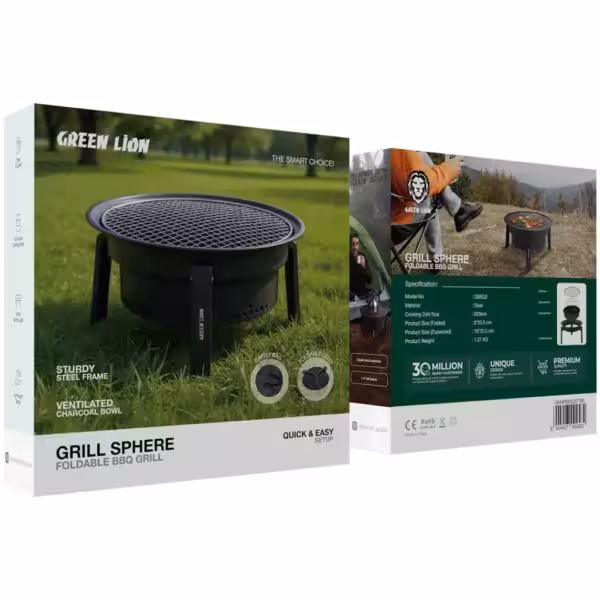 باربیکیو قابل‌حمل گرین لاین مدل Green Lion Portable BBQ Camping Table