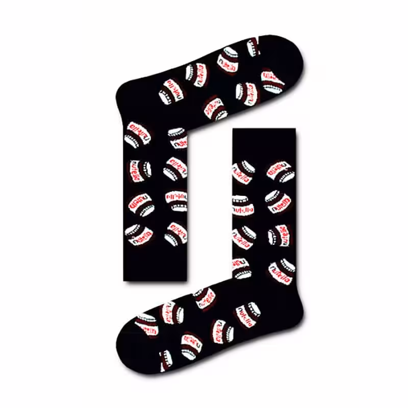 جوراب ساق دار طرح نوتلا مدل EGS 2