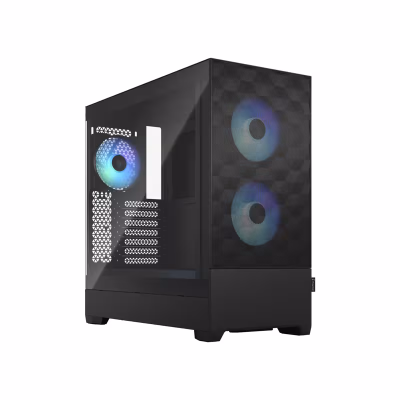 کیس فراکتال دیزاین مدل Pop Air RGB - Black TG Clear Tint - فروشگاه کارما آی‌تی