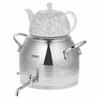 کتری قوری شیردار راسل استوانه کف ضخیم دسته استیل جدید – کد کالا: IR-137 s