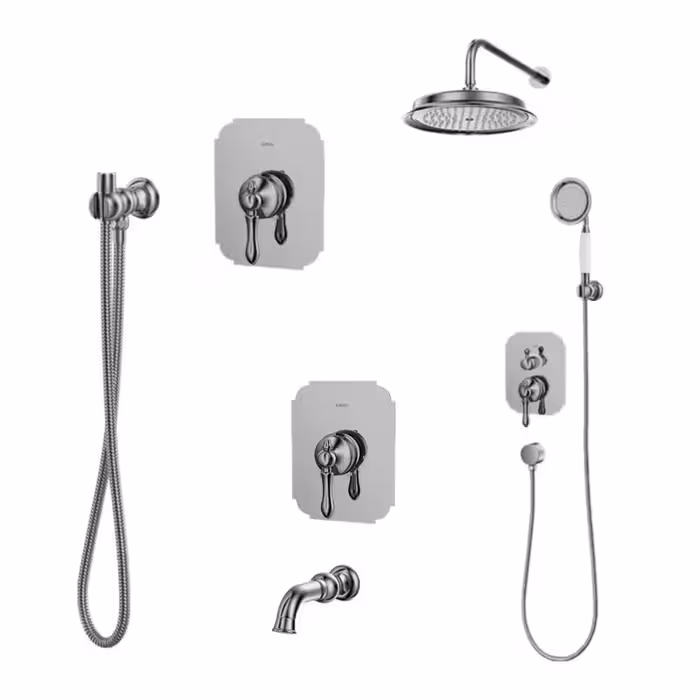 ست شیرآلات کسری مدل ناپل توکار مجموعه 6 عددی