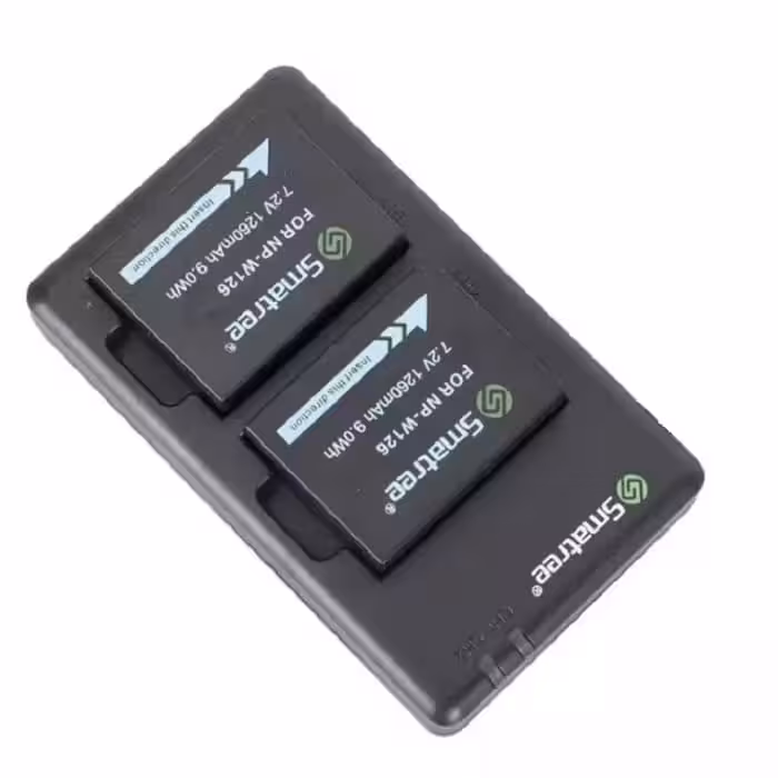 شارژر دوقلو USB دوربین فوجی فیلم اسماتری مدل NPW126