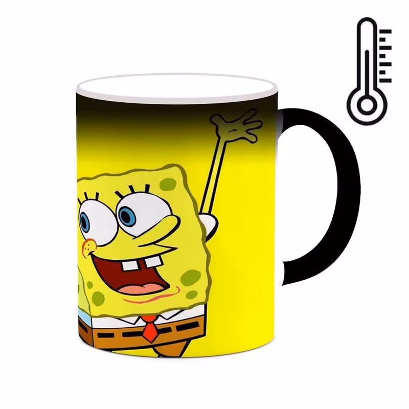 ماگ حرارتی   کارتون باب اسفنجی کد mgh23473