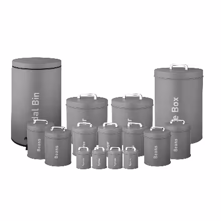 سرویس آشپزخانه 15 پارچه برند KST مدل فلزی کد 6015