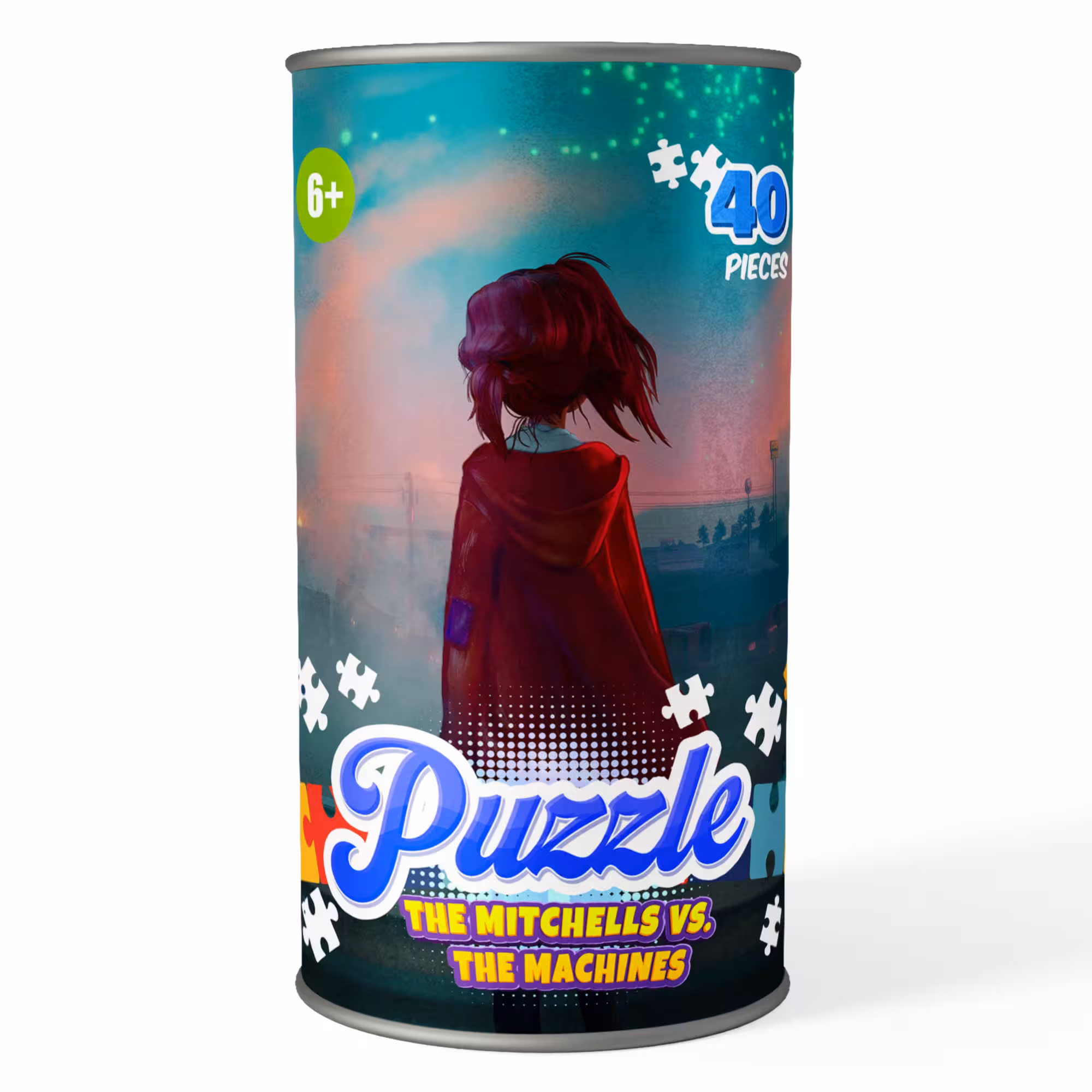 پازل 40 تکه کارتون میچل ها در مقابل ماشین ها