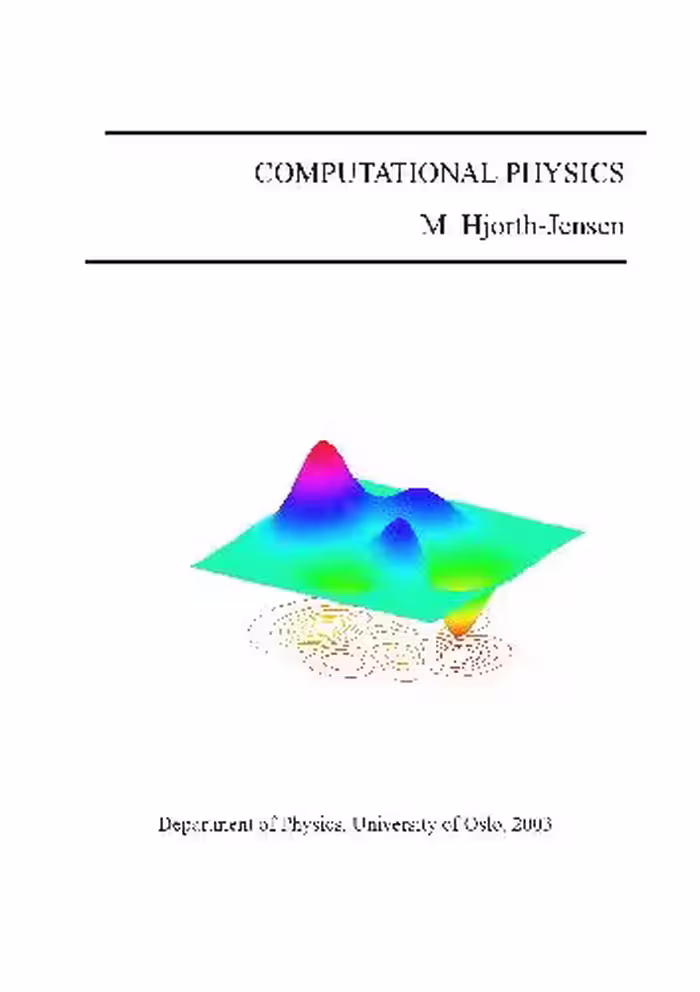 خرید و دانلود نسخه کامل کتاب Computational Physics
