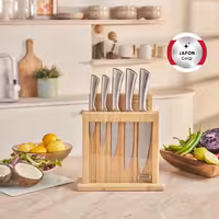 سرویس چاقو و تخته برش 7 پارچه کاراجا Vigor