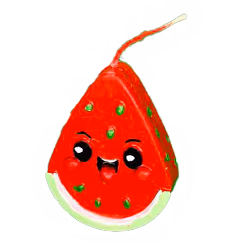 شمع هندوانه فانتزی مدل 910