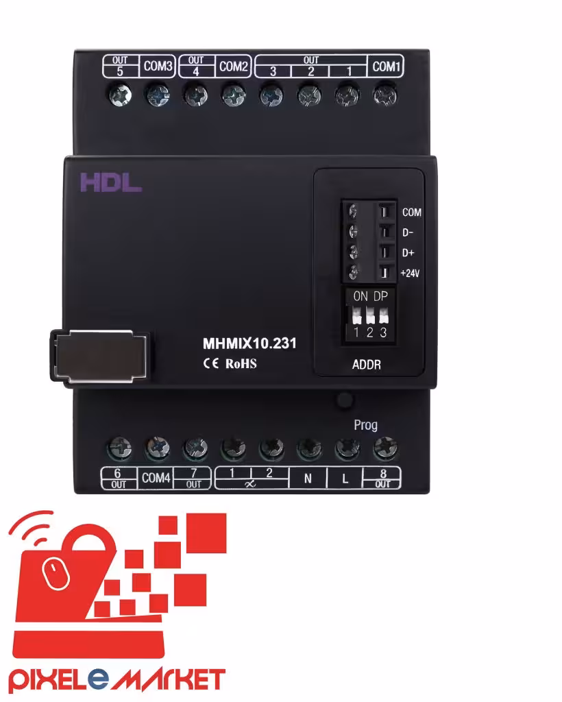 کنترلر MIX هتلی 10 کانال برند HDL مدل HDL-MHMIX10.231