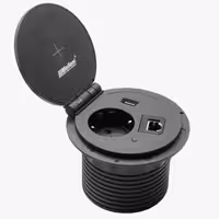 پریز توکار گرد ملونی مدل اسمارت