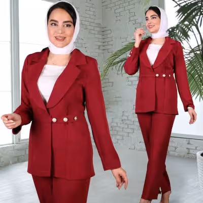 ست کت شلوار شیک رسمی مجلسی سارین