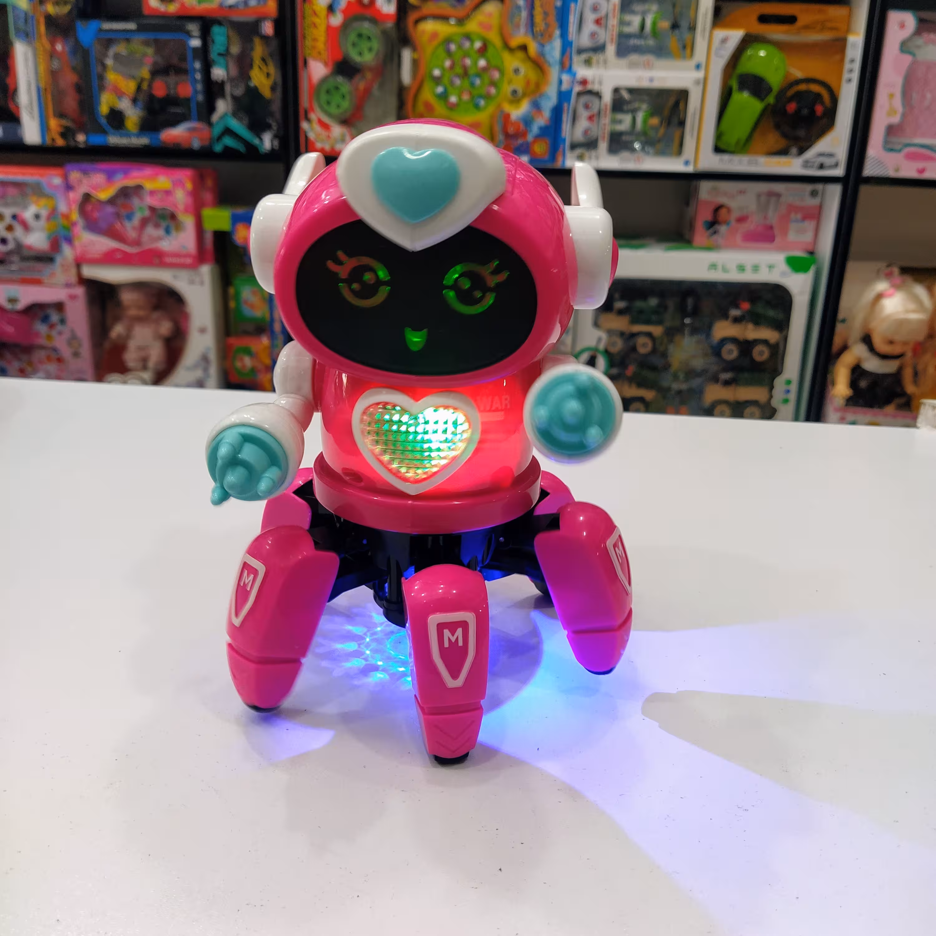 اسباب بازی ربات هشت پا موزیکال zr1423