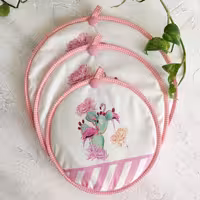 دمکنی مخمل نسوز مدل روژین طرح 14