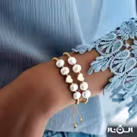 دستبند طلا قلب لیزری و البرنادو