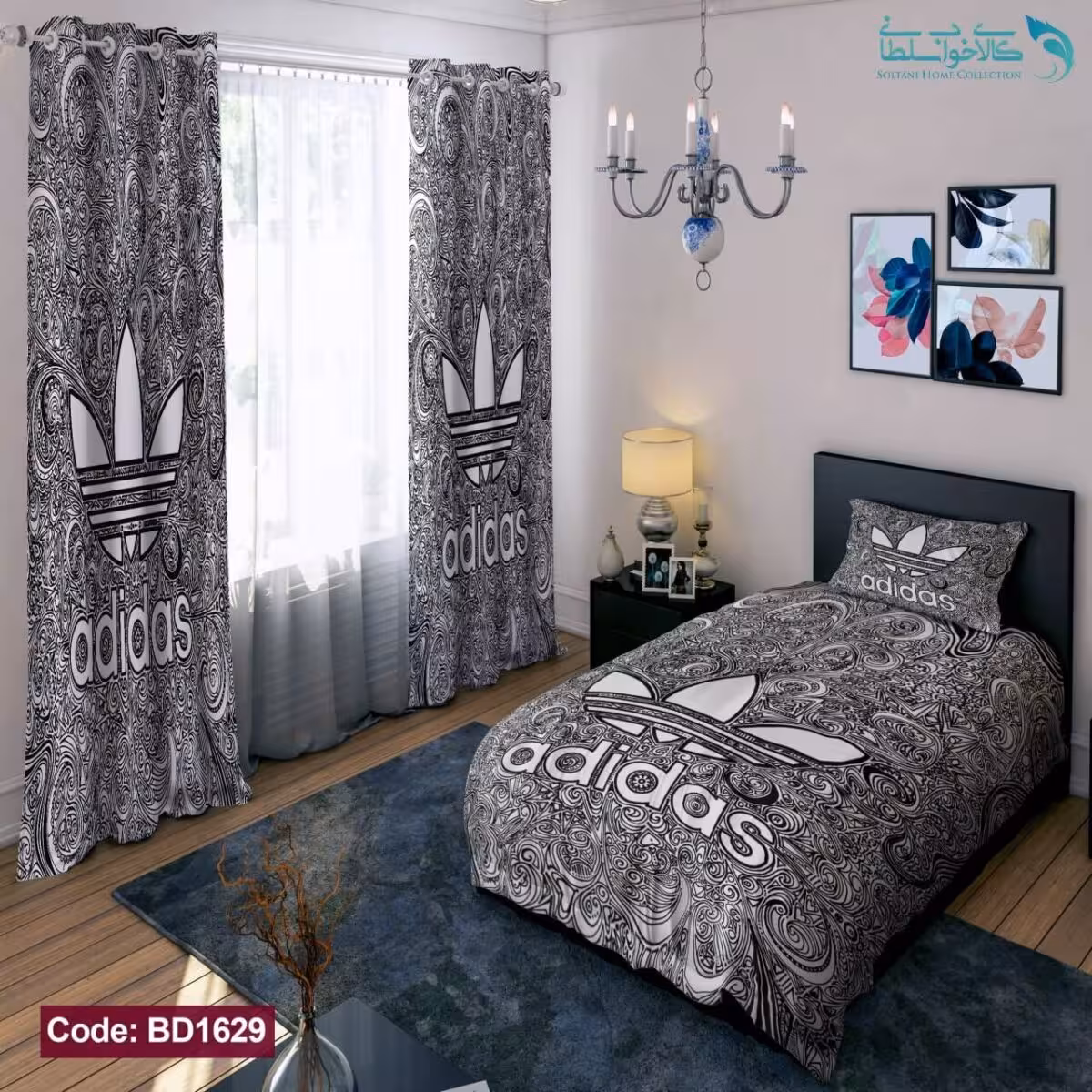 روتختی طرح ادیداس یکنفره کد BD1629