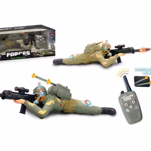 اسباب بازی جنگی طرح سرباز سینه خیز کنترلی کد 9351