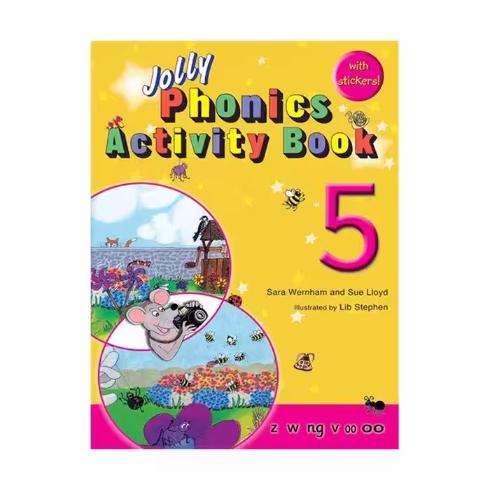 Jolly Phonics Activity Book 5 جولی فونیکس اکتیویتی بوک پنج