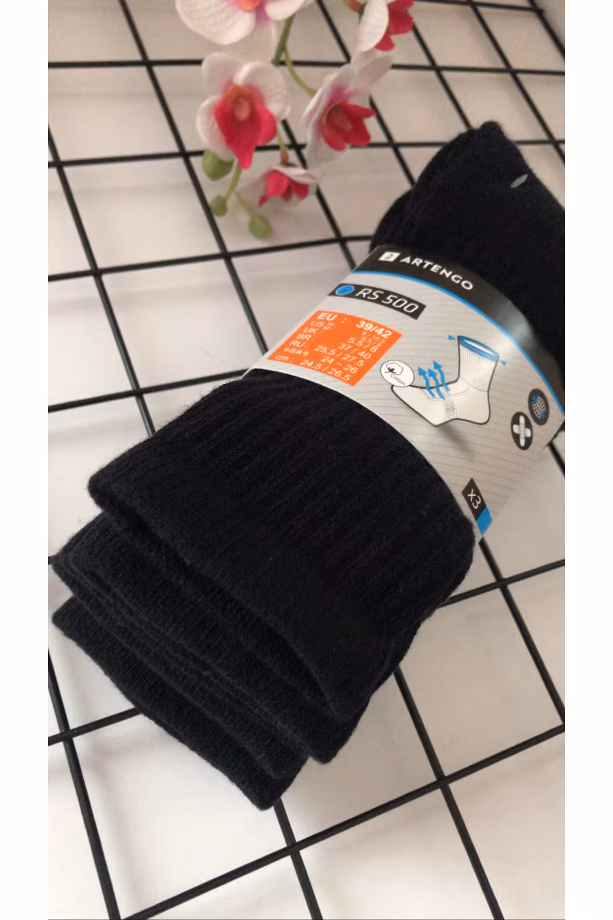 جوراب مردانه و زنانه اورجینال Decathlon