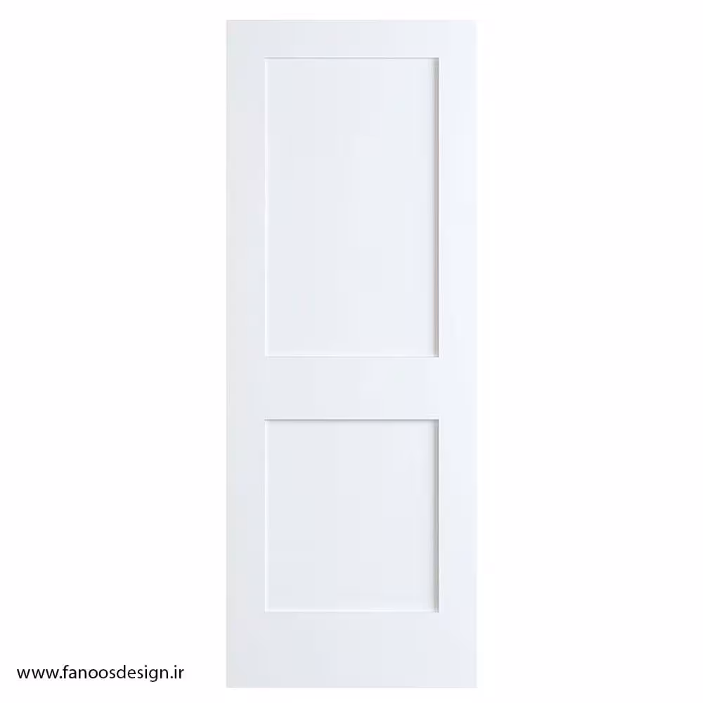 درب سفید با روکش ضد خش کد 1291