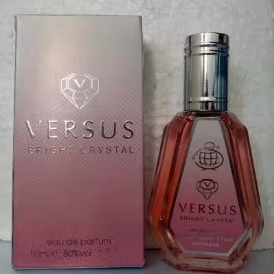عطر ادکلن ورساچه صورتی رایحه عطر ورساچه برایت کریستال 50 میل فرگرانس