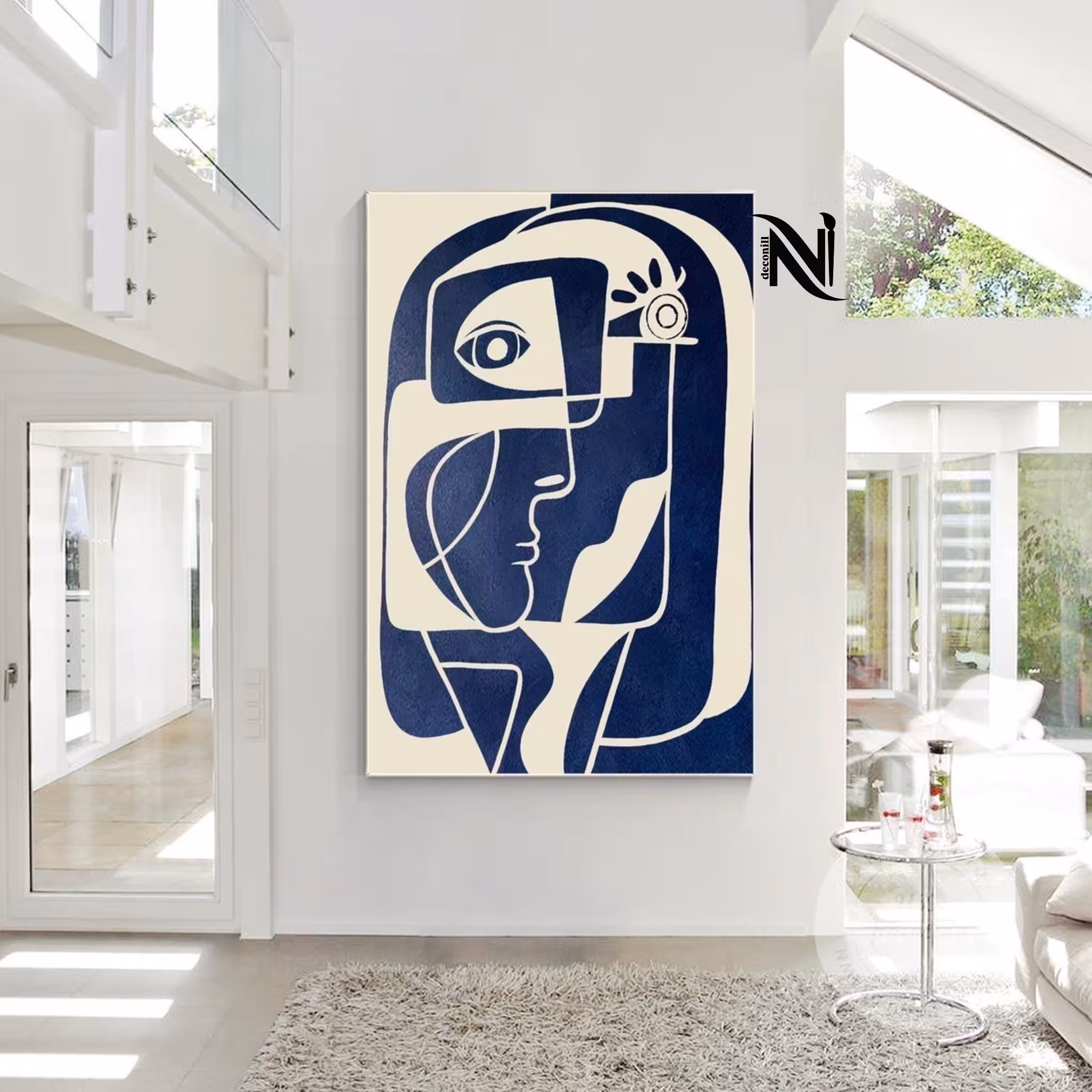 تابلوطرح کوبیسم (کاردست)کدکالا 841