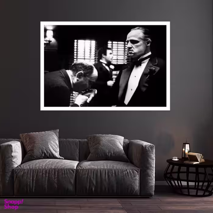تابلو بکلیت طرح مشاهیر سینمای جهان مارلون براندو مدل قاب شاسی W-s9742