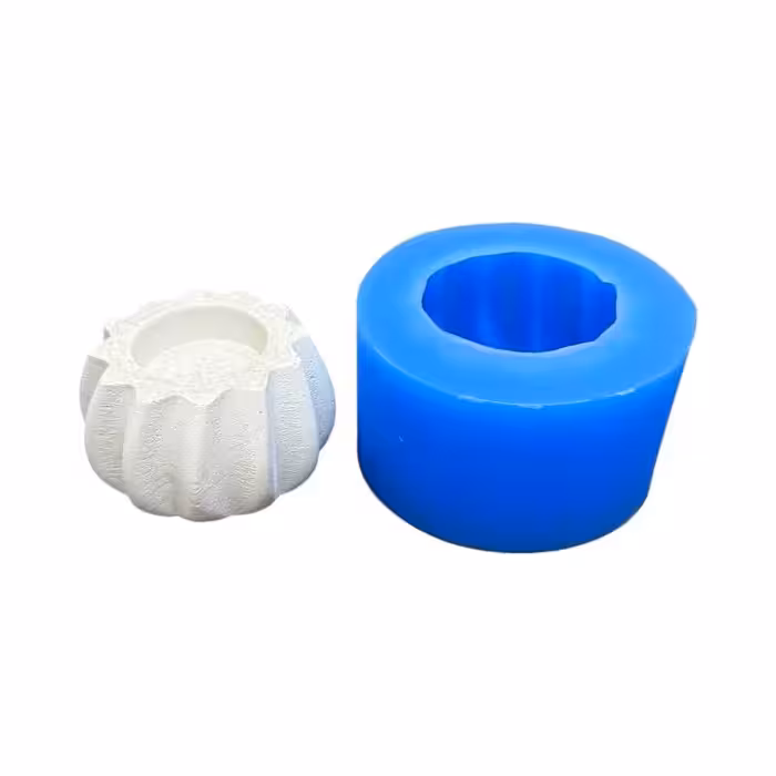 قالب سیلیکونی جا وارمری نیم پیچ قطر 7 ارتفاع 4.5 سانت