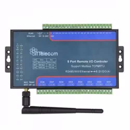 ماژول کنترل WiFi I/O مدباس TCP & RTU با 8 کانال ITT-SR4768