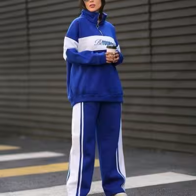 ست هودی شلوار نیم زیپ دورس تو کرکی 7970