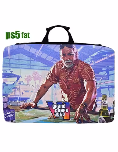 کیف حمل کنسول PS5 فت طرح GTA