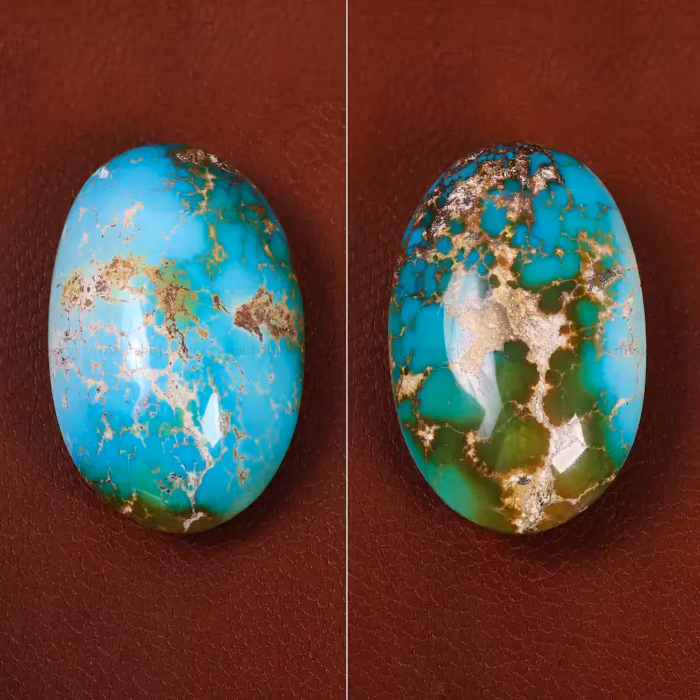 نگین فیروزه شجری کد 29553 - جواهری مشاهیر